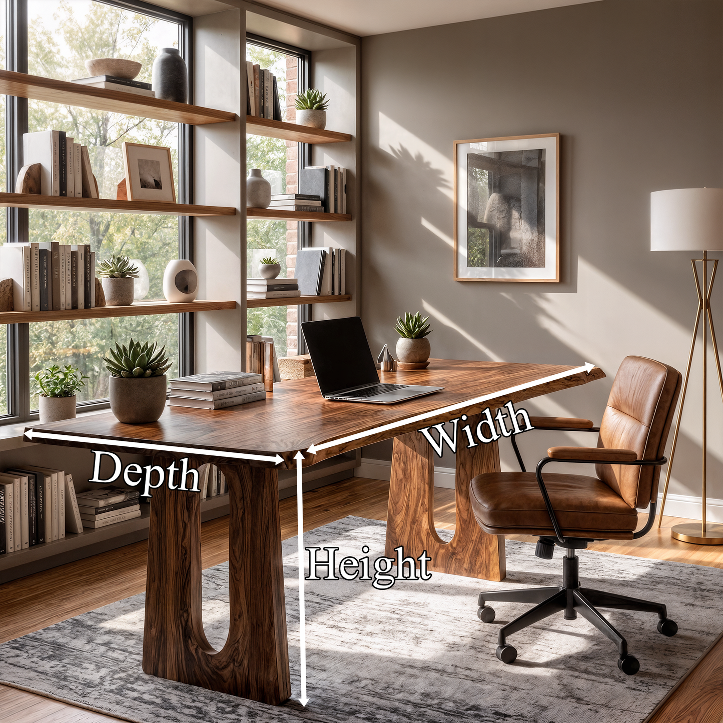 Modern Desk For Home Office And Creative Workspace