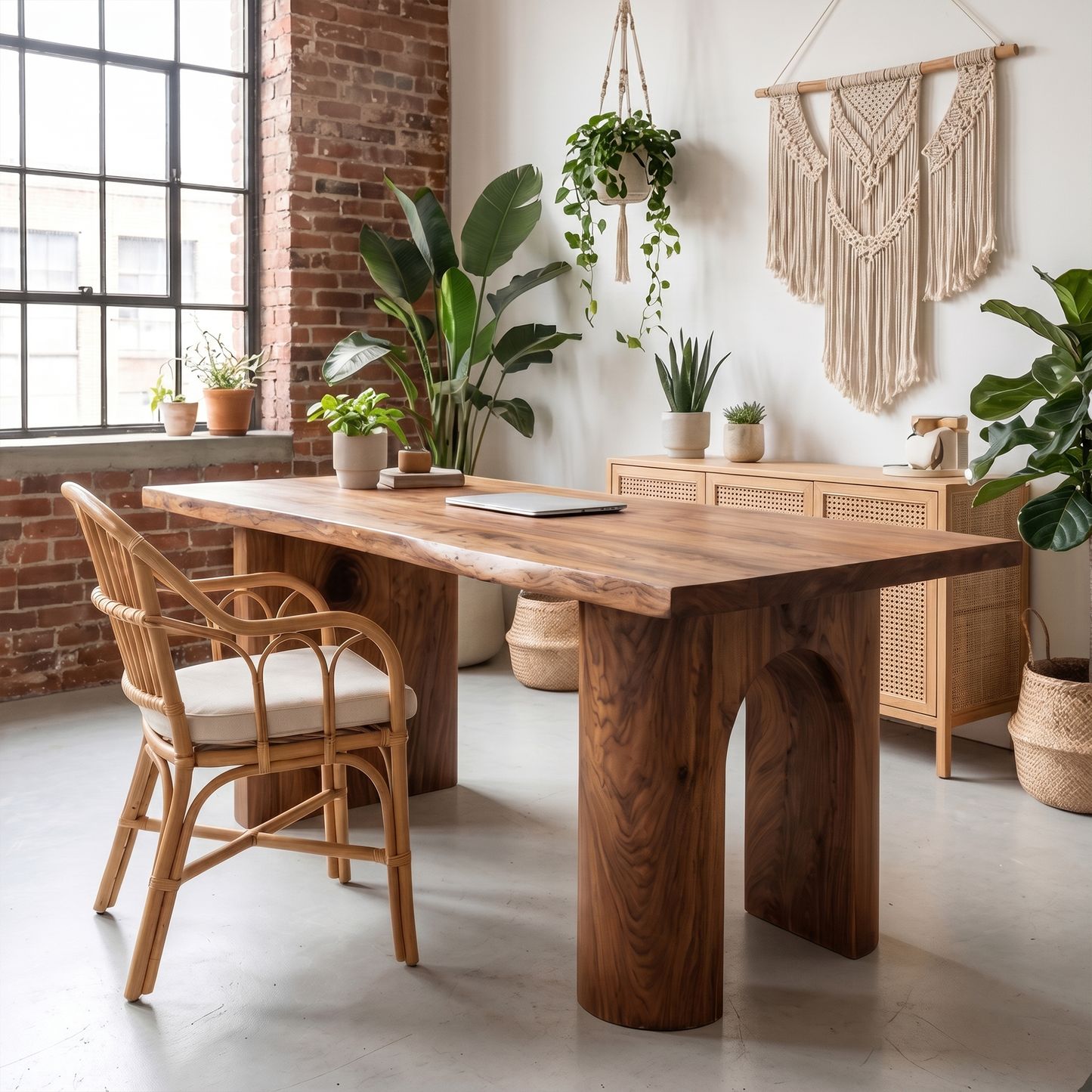Handcrafted Executive Desk For Home Office And Professional Workspace