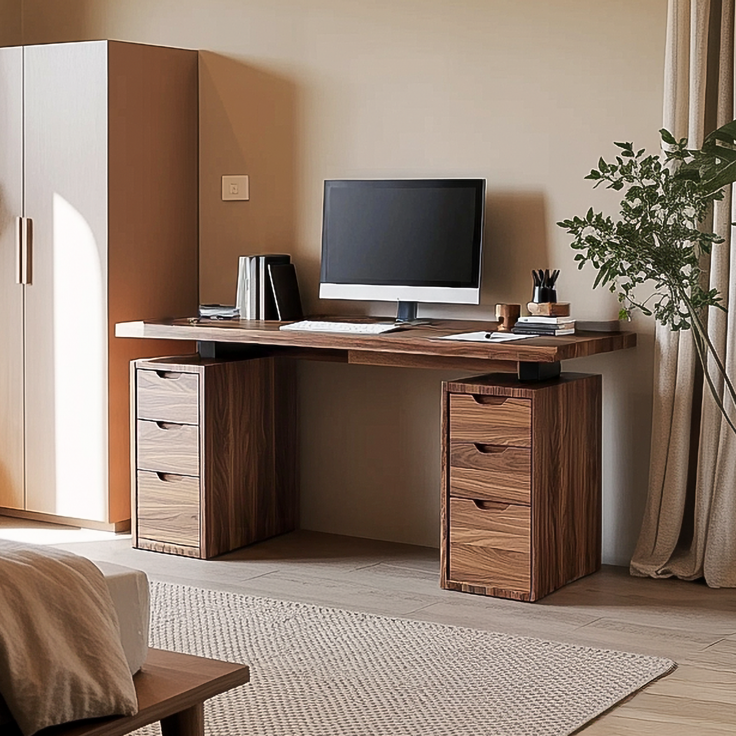 Modern Minimal Work Desk Home Office And Studio