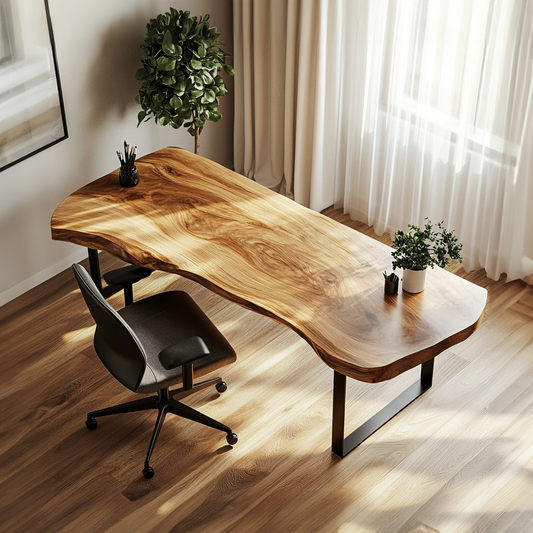 Warm Contemporary Writing Desk Study Room And Reading Room
