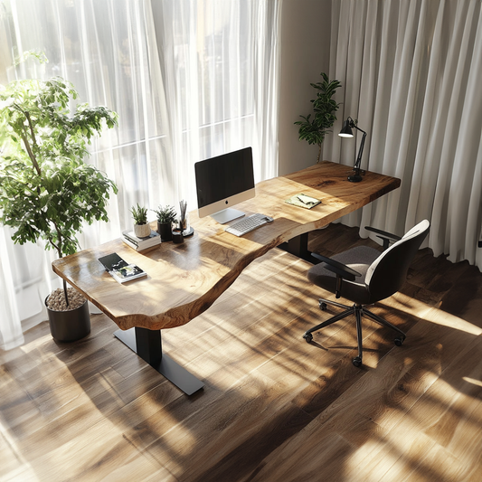 Rustic Office Desk Studio Room And Work Corner