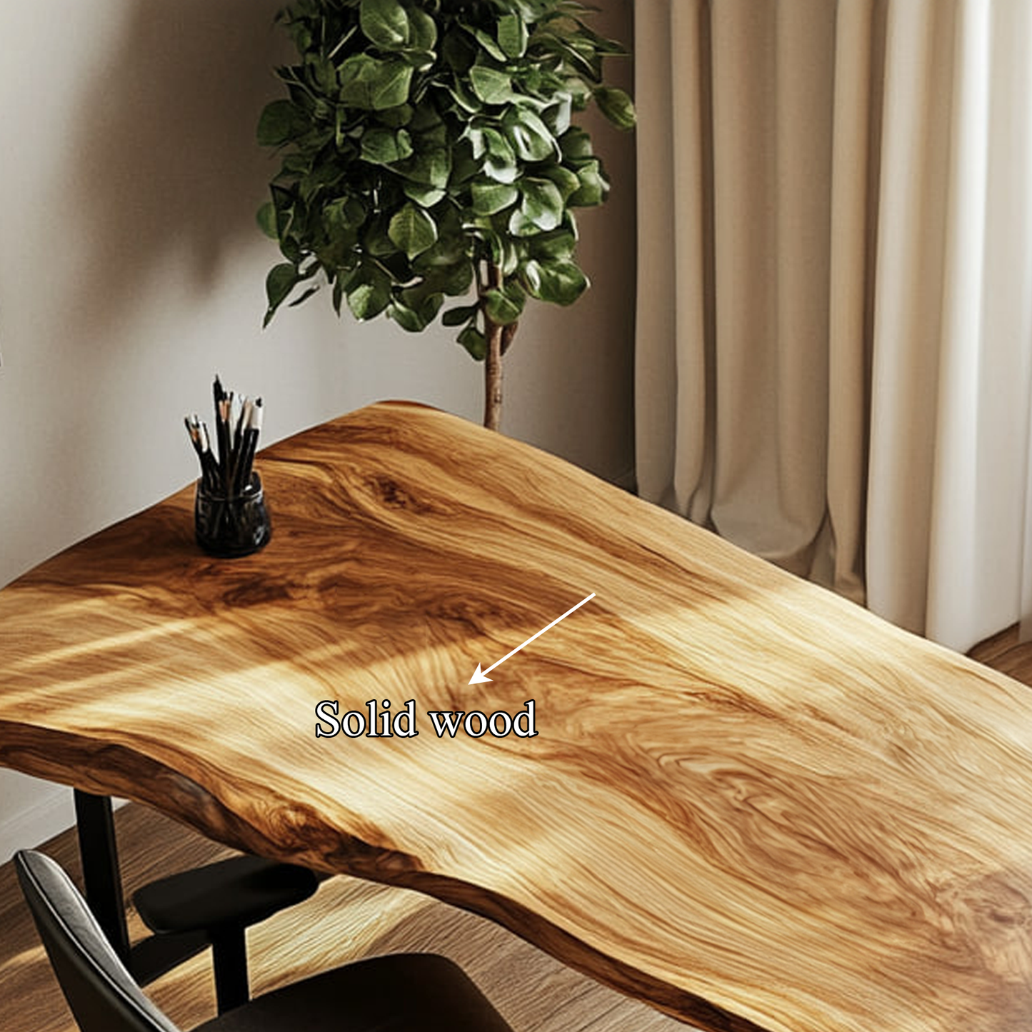 Warm Contemporary Writing Desk Study Room And Reading Room